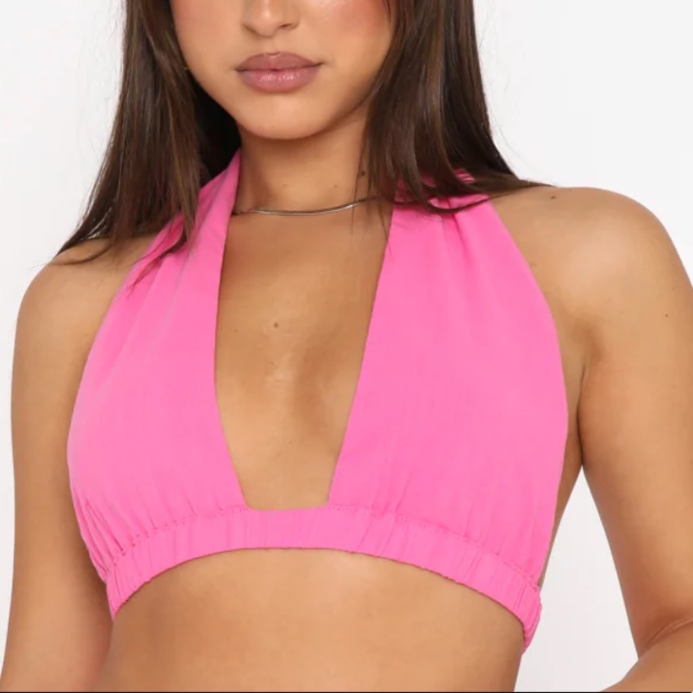 Pink Crop Top